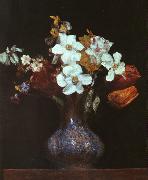 Henri Fantin-Latour Narcissus and Tulips oil on canvas